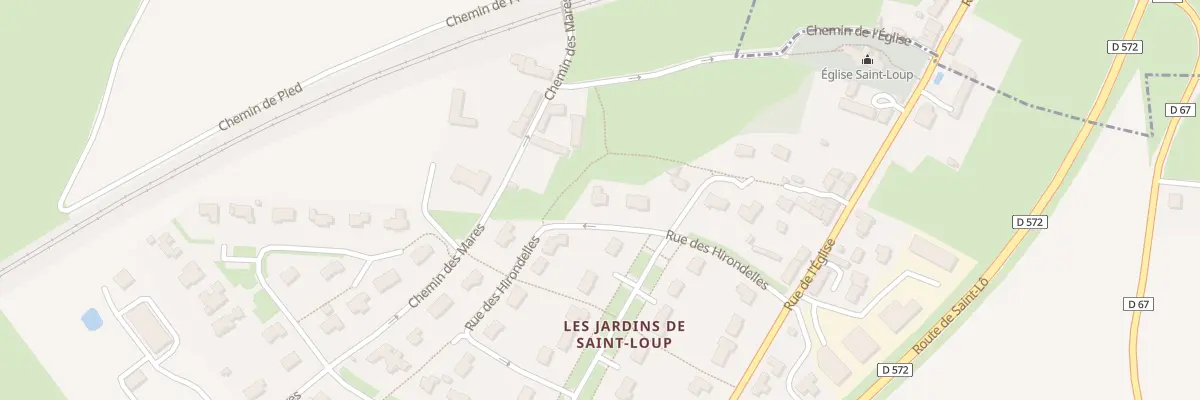 Plan du 4 Rue des Hirondelles à Saint-Loup-Hors
