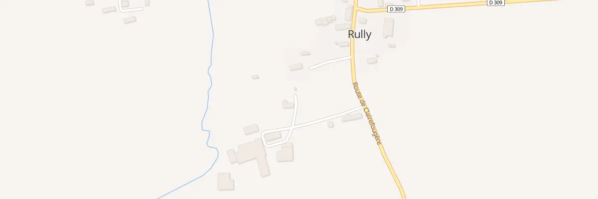 Plan du 10 Rte de Clairefougere - Rully à Valdallière