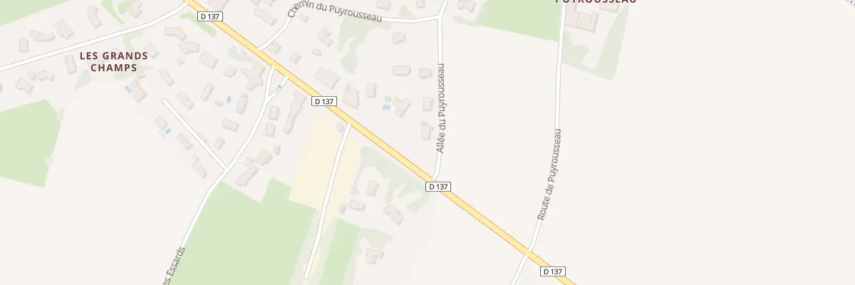 Plan du 1B Che de Puyrousseau à Saint-Georges-des-Coteaux