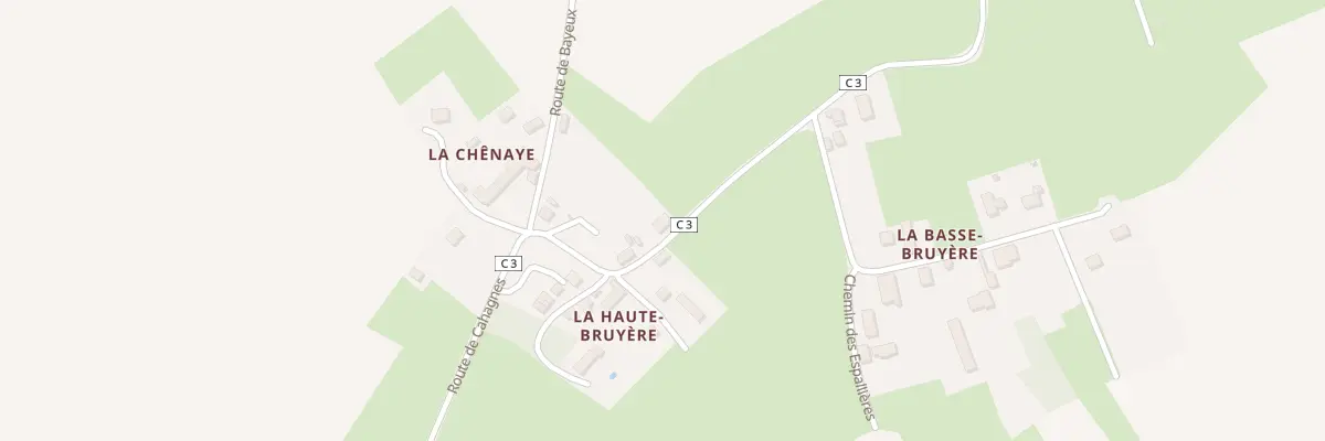 Plan du 2 Rte de Cahagnes à Amayé-sur-Seulles