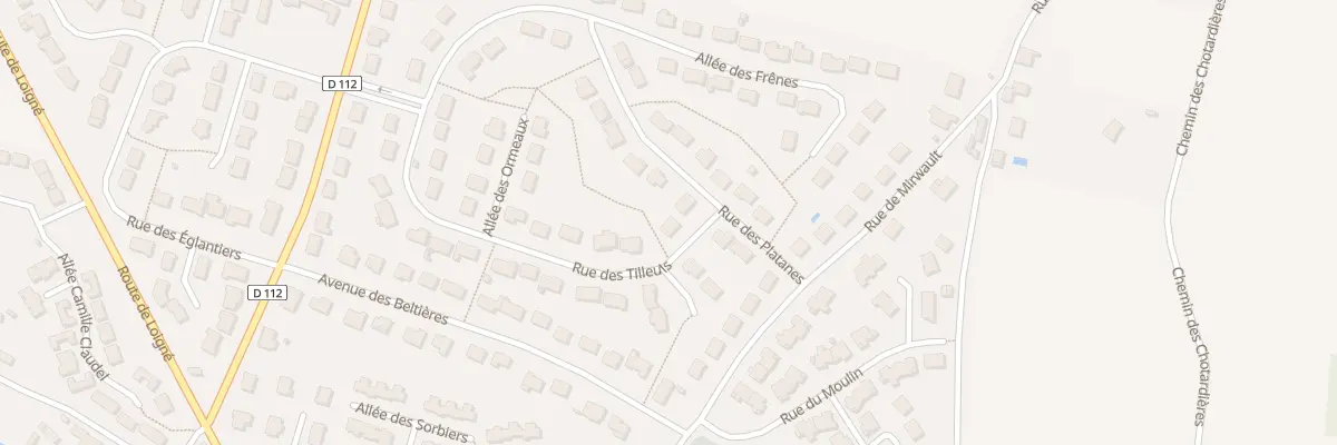 Plan du 19 Rue des Tilleuls à Château-Gontier-sur-Mayenne