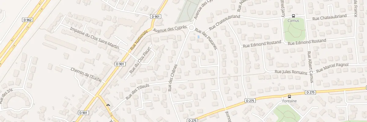 Plan du 8 Rue des Chenes à Louverné