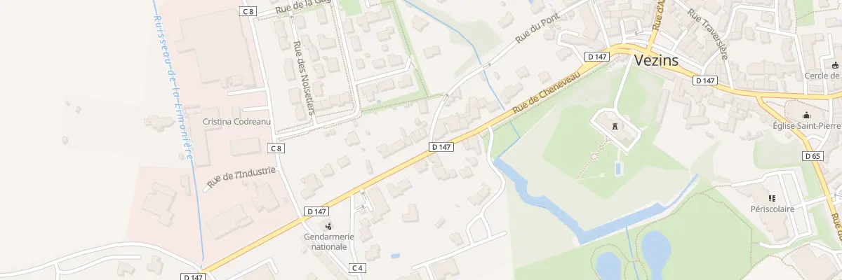 Plan du 32 Rue de Cheneveau à Vezins