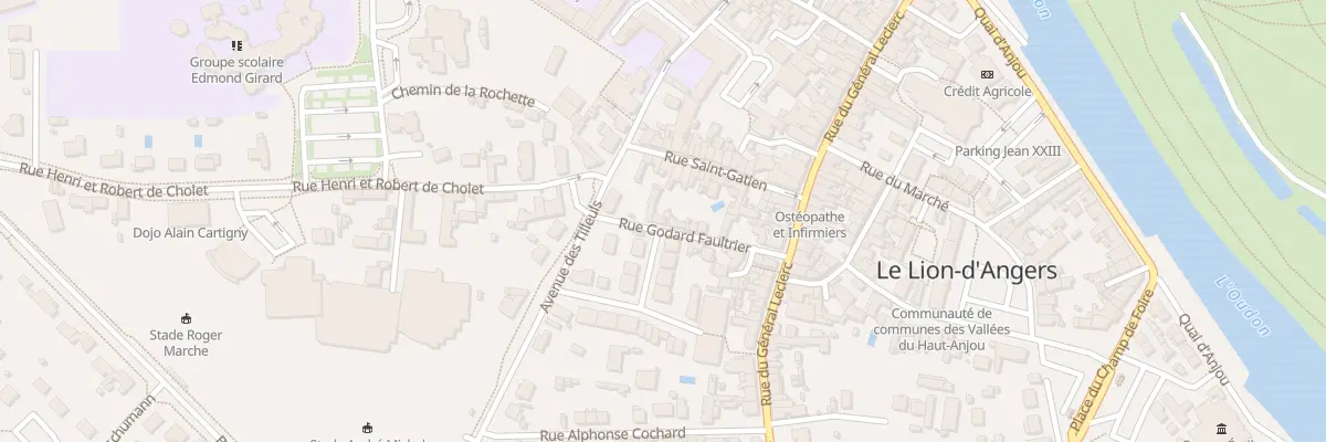 Plan du 5 Rue Godard Faultrier au Lion-d’Angers