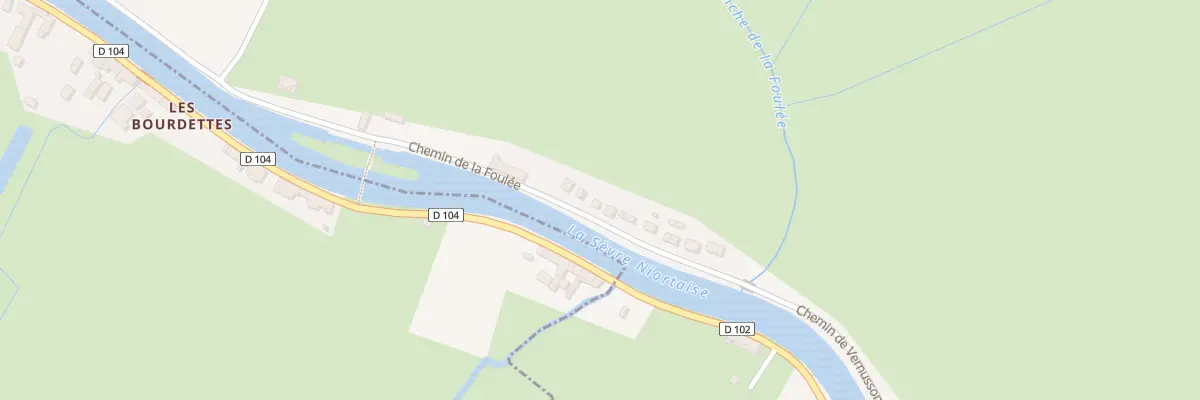 Plan du 17 Che de la Foulee à Arçais