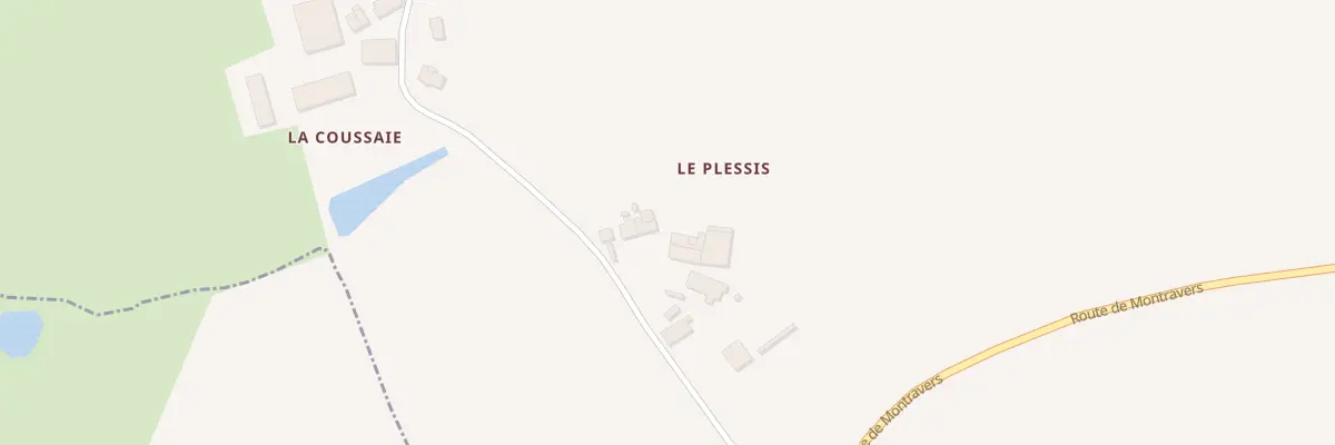 Plan du 3 Le Plessis à Combrand