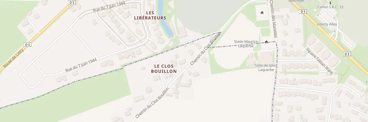 Plan du 8 Che du Clos Bouillon à Saint-Loup-Hors