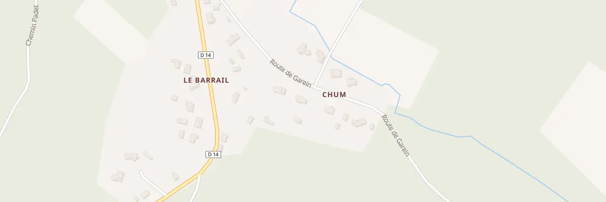 Plan du 290 Rte de Garein à Luglon