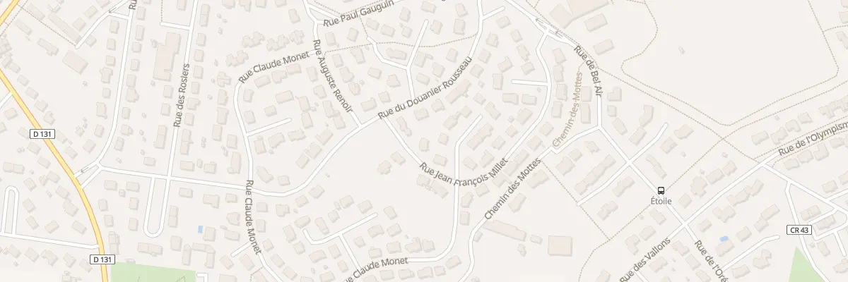 Plan du 44 Rue Jean Francois Millet à Louverné