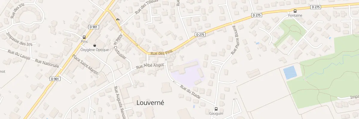 Plan du 26 Rue de l’Abbe Angot à Louverné