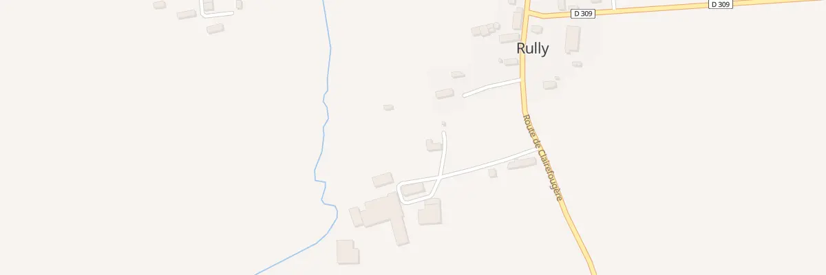 Plan du 12 Rte de Clairefougere - Rully à Valdallière