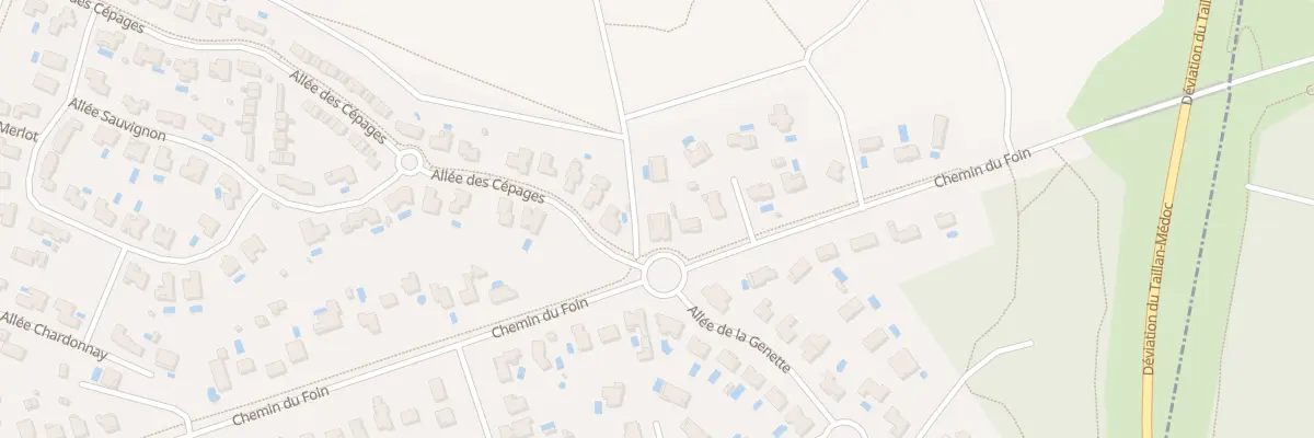Plan du 44B Che du Foin à Saint-Aubin-de-Médoc