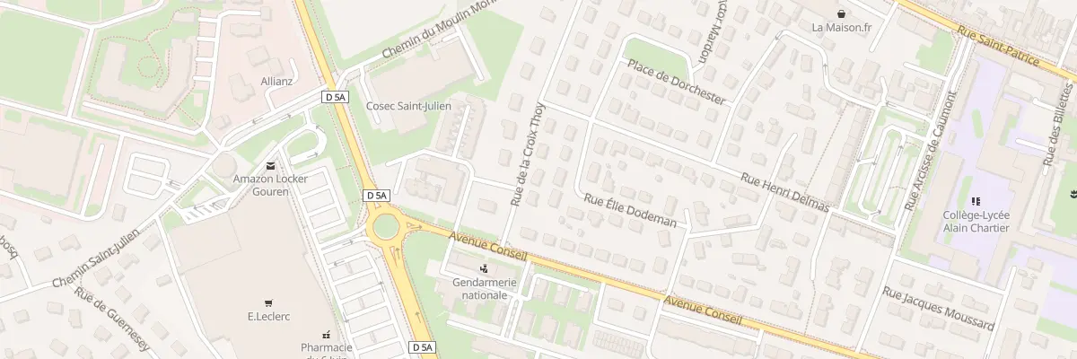 Plan du 19 Rue de la Croix Thoy à Bayeux