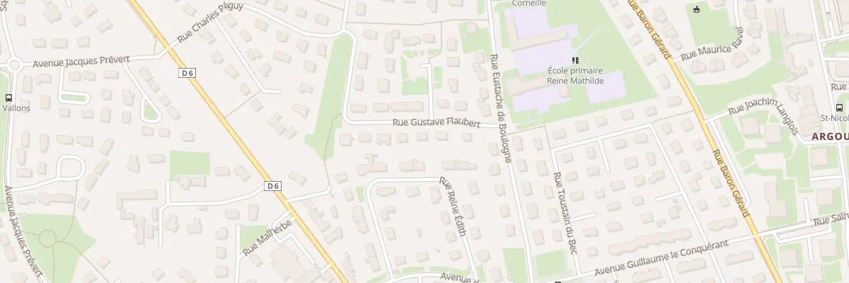 Plan du 5 Rue Gustave Flaubert à Bayeux