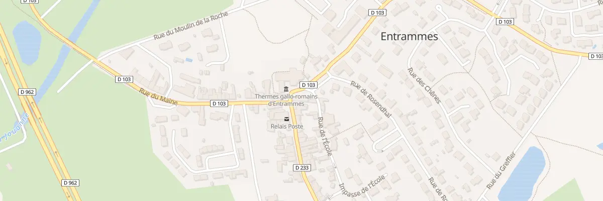 Plan du 2 Pl de l’Église à Entrammes