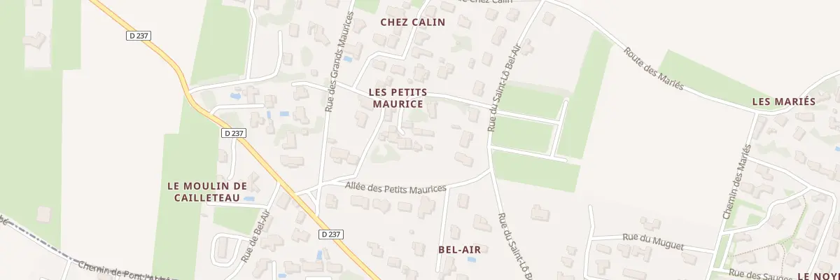 Plan du 8 All des Petits Maurices à Saint-Georges-des-Coteaux