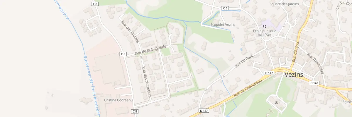 Plan du 4 Rue de la Gagnerie à Vezins
