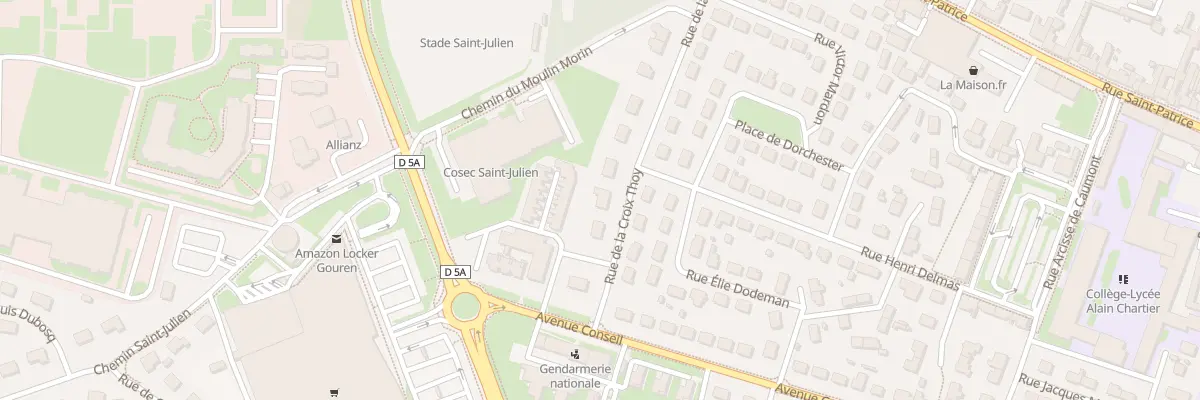 Plan du 16 Rue de la Croix Thoy à Bayeux