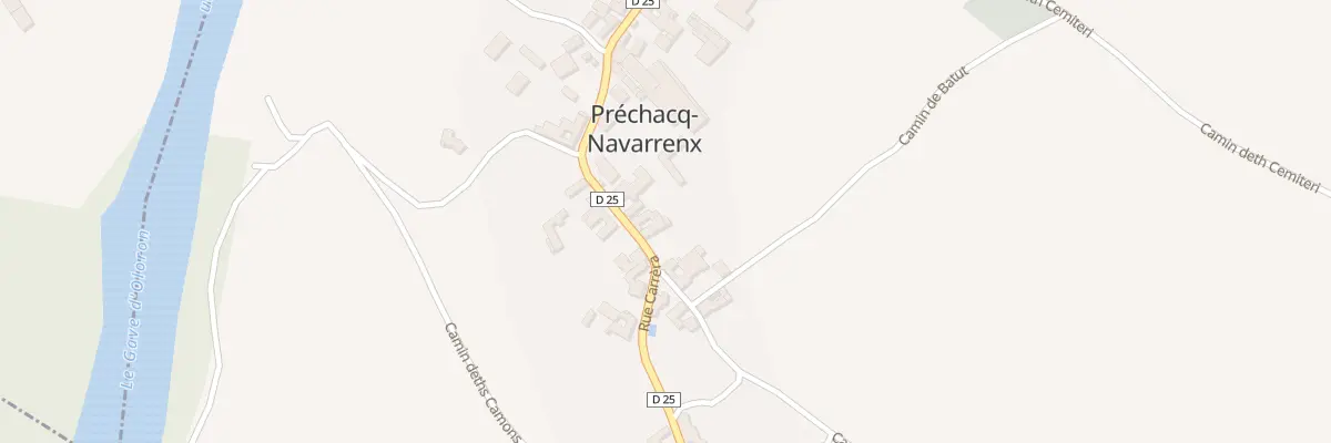 Plan du 5024 Le Village à Préchacq-Navarrenx
