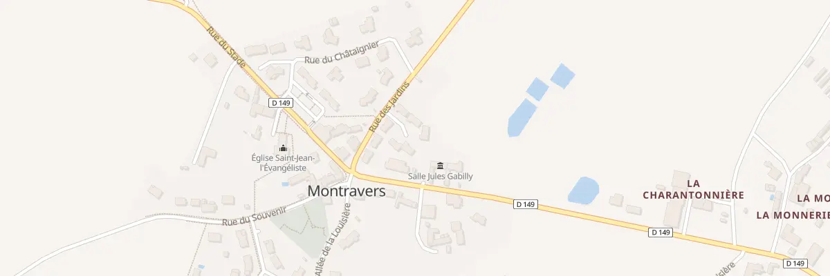Plan du 2 Imp de la Croix Blanche à Montravers