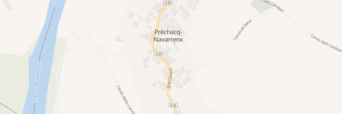 Plan du 5025 Le Village à Préchacq-Navarrenx