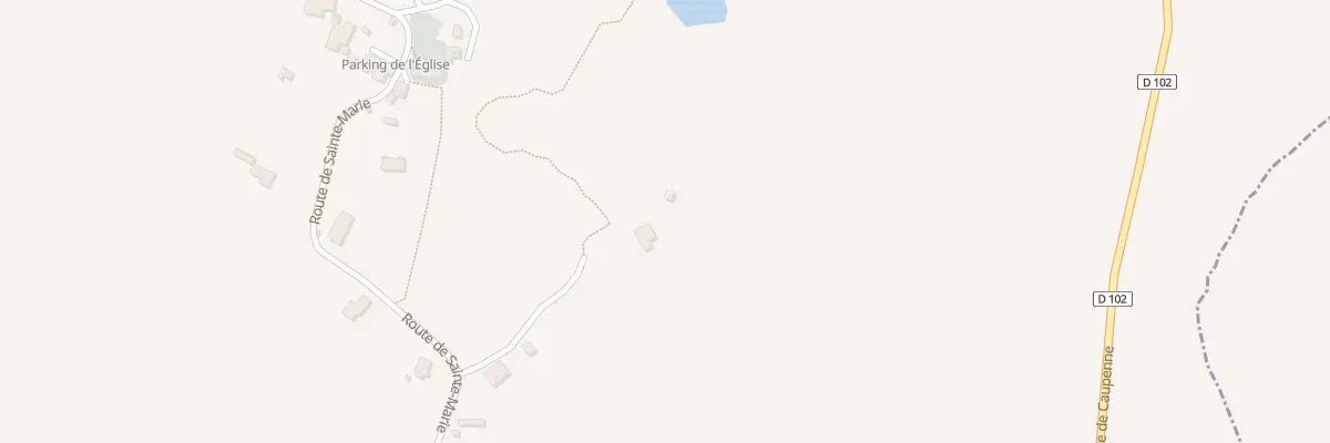 Plan du 341 Rte Sainte Marie à Bergouey