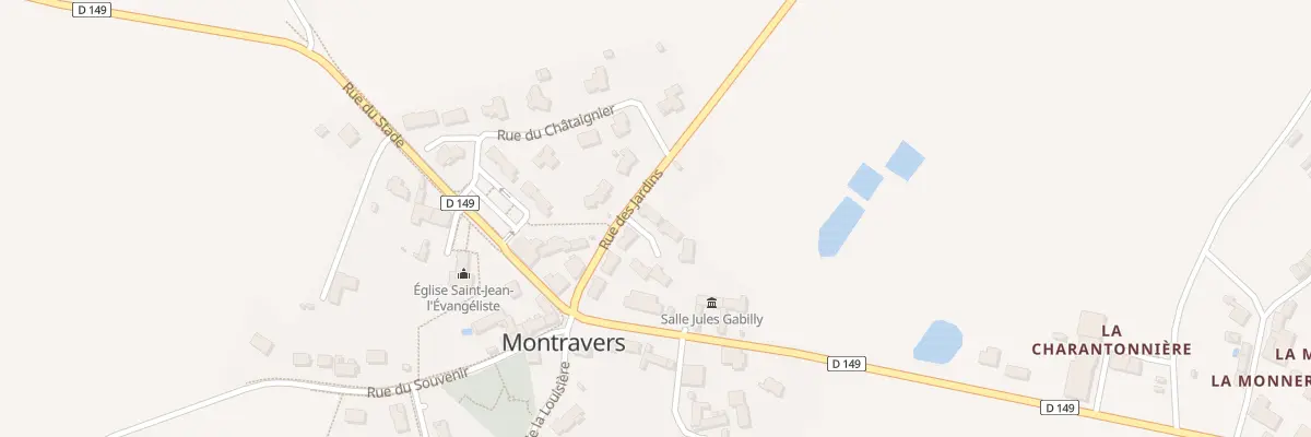 Plan du 1 Imp de la Croix Blanche à Montravers