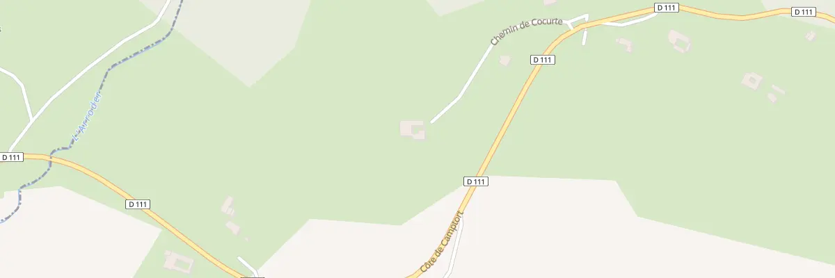 Plan du 4 Che de Cocurte à Ogenne-Camptort
