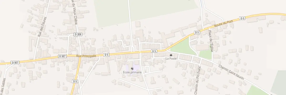 Plan du 23 Rue Principale à Lamarque