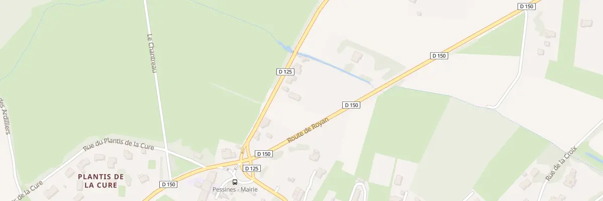 Plan du 10 Rte de Nieul à Pessines