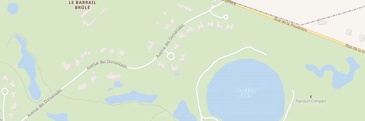 Plan du 15 Av des Domaniales à Pessac