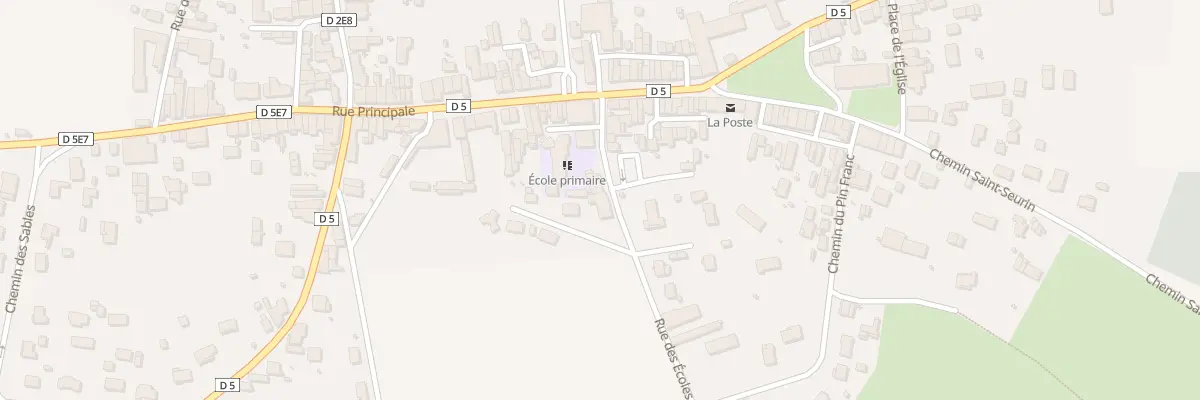 Plan du 7 Rue des Ecoles à Bègles