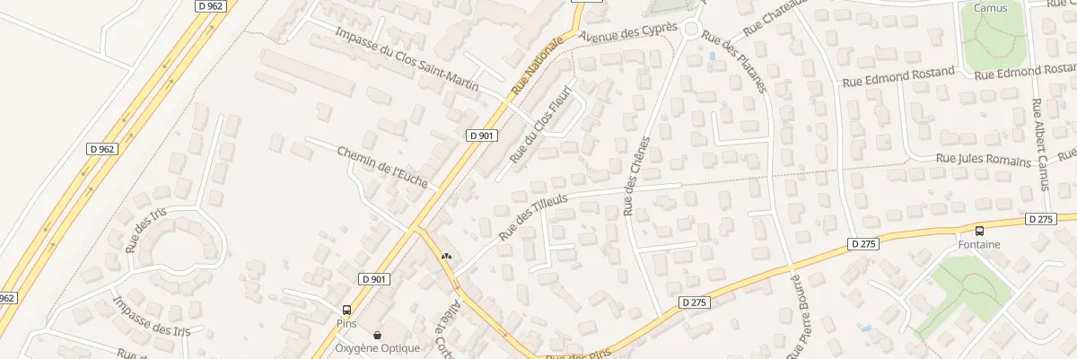 Plan du 8 Rue des Tilleuls à Louverné