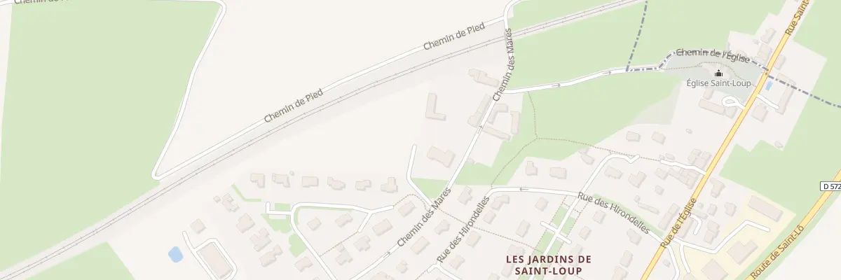 Plan du 5020F Le Pont Rouge à Saint-Loup-Hors