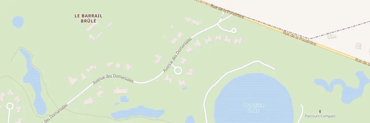 Plan du 13 Av des Domaniales à Pessac
