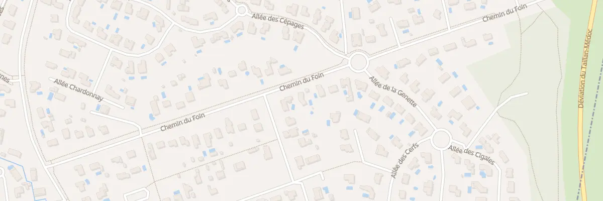 Plan du 29 Che du Foin à Saint-Aubin-de-Médoc