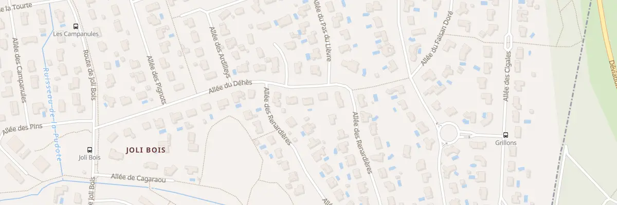 Plan du 25 All du Dées à Saint-Aubin-de-Médoc