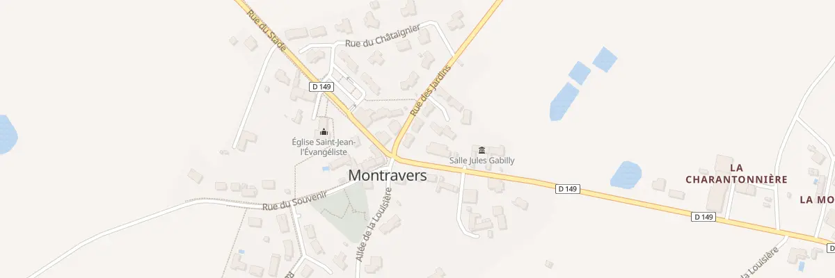 Plan du 2 Rue des Jardins à Montravers