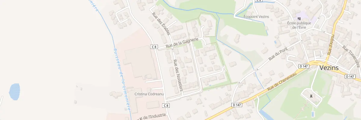 Plan du 4 Rue des Noisetiers à Vezins
