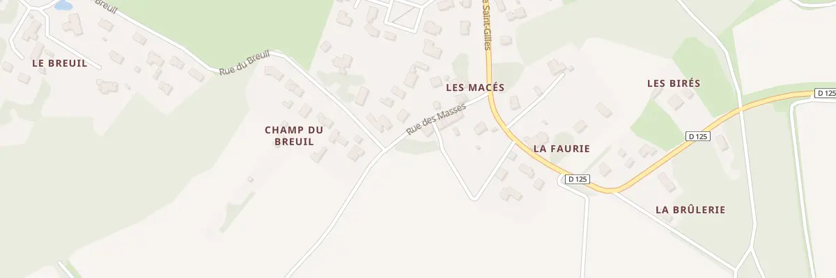 Plan du 7 Rue des Masses à Pessines