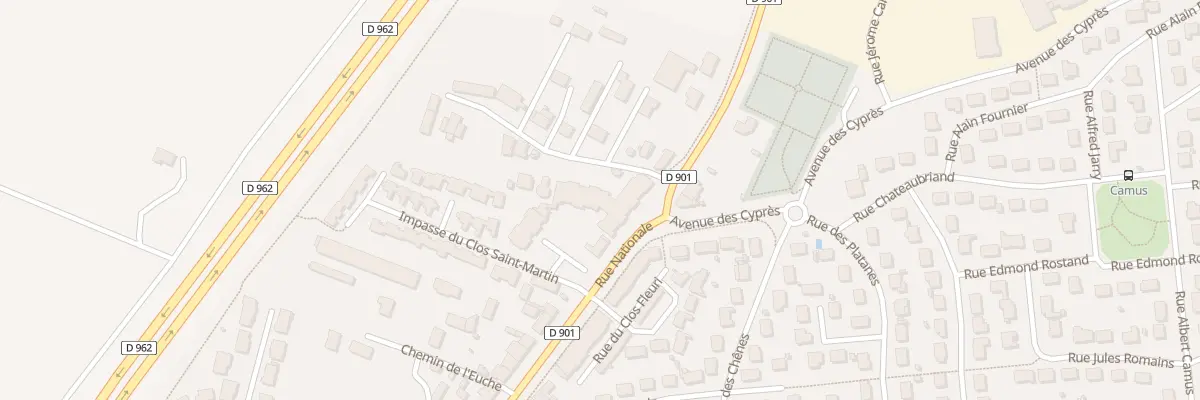 Plan du 91 Rue Nationale à Louverné