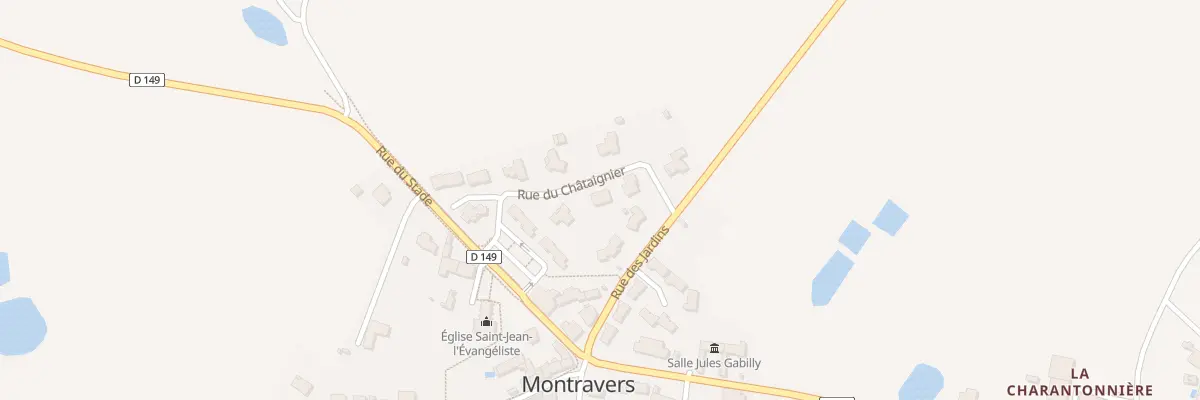 Plan du 4 Rue du Chataignier à Montravers