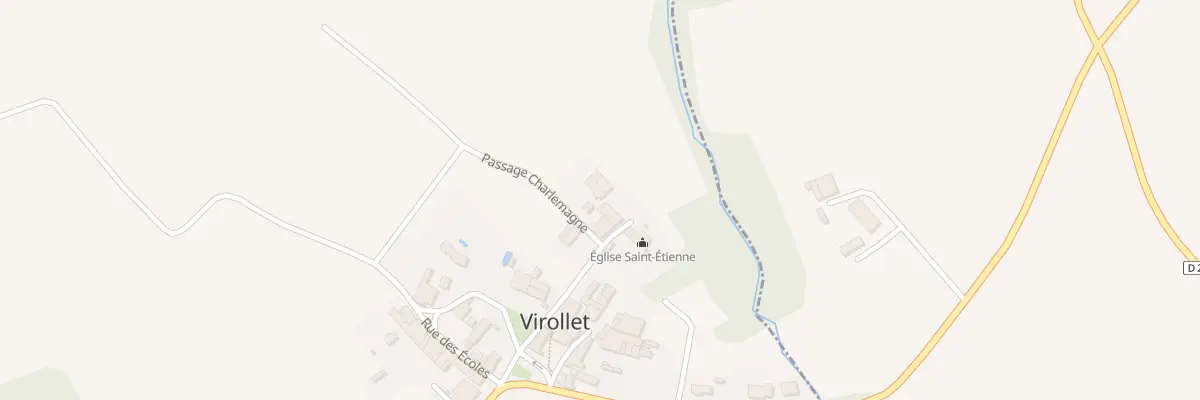 Plan du 7B Rue de l’Eglise à Virollet