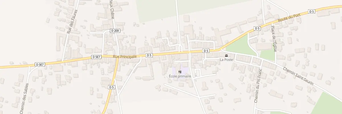 Plan du 40 Rue Principale à Lamarque