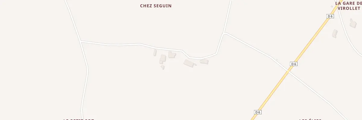Plan du 16B Ham de Chez Seguin à Virollet