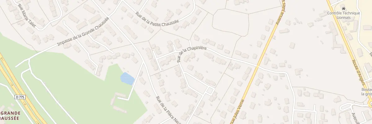 Plan du 15 Rue de la Chapinière au Lion-d’Angers