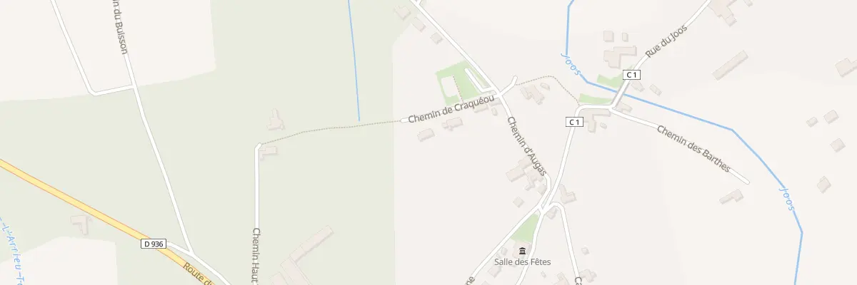 Plan du 5 Che du Craqueou à Préchacq-Josbaig