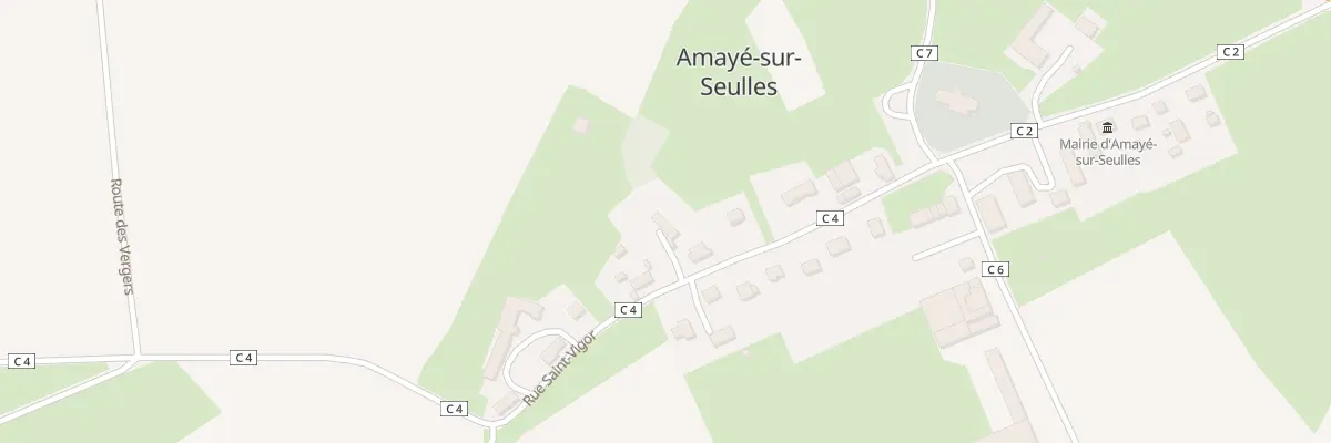 Plan du 12 Rue de Saint Vigor à Amayé-sur-Seulles