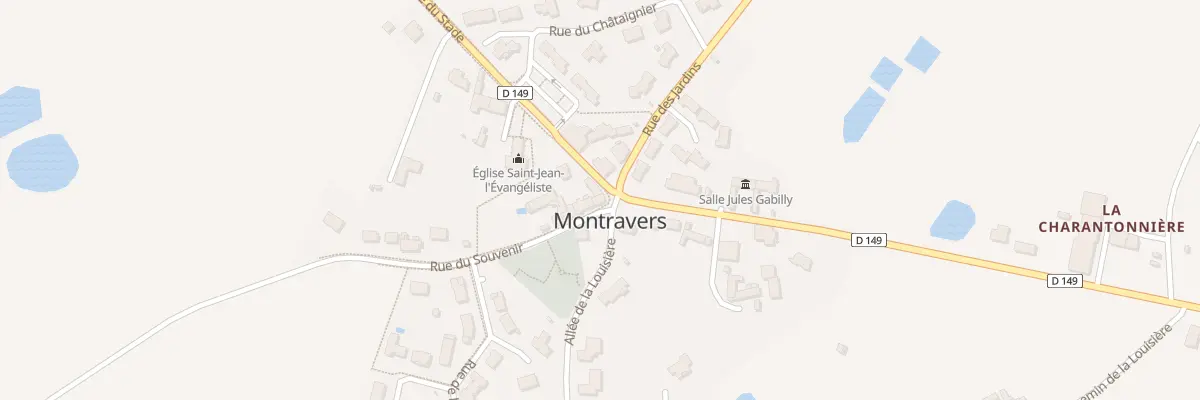 Plan du 2 Rue du Souvenir à Montravers