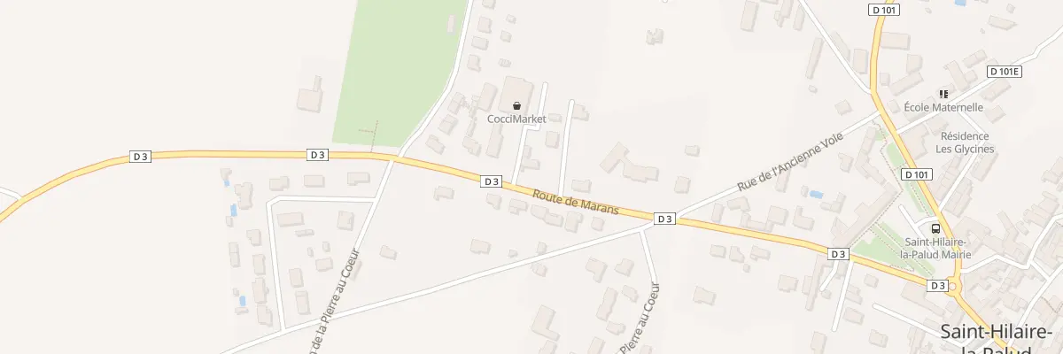 Plan du 30 Rte de Marans à Saint-Hilaire-la-Palud